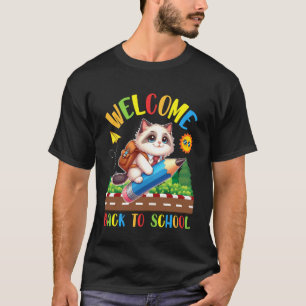 Ragdoll-Katzenliebhaber-Schüler Froher Tag Willkom T-Shirt