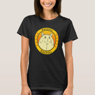 Ragdoll-Katzenporträt T-Shirt