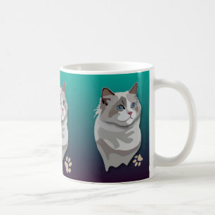 Ragdoll Kitty-Katzen-Tasse Tasse