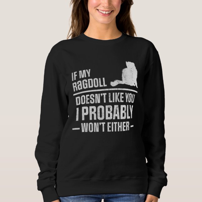 Ragdoll mag sweatshirt (Vorderseite)