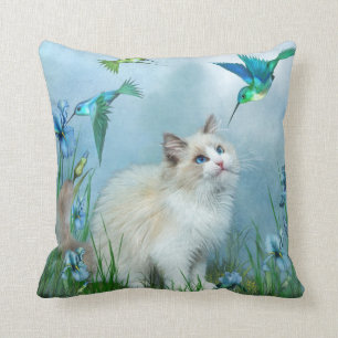 Ragdoll Miezekatze-und Kissen