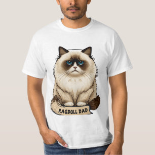 Ragdoll Papa Couch T-Shirt