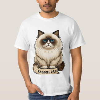 Ragdoll Papa Couch T-Shirt