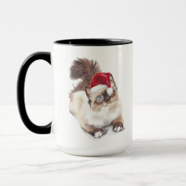 Ragdoll Weihnachts-Tasse von Artist GV Hemmings Tasse