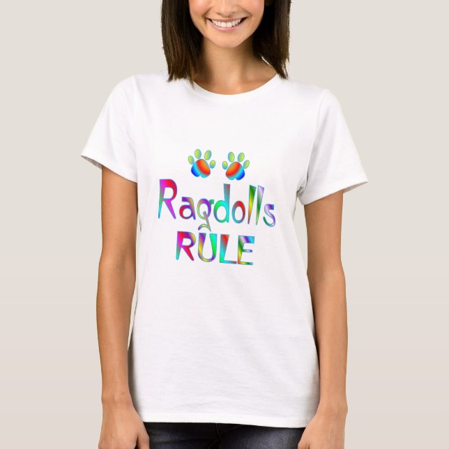 Ragdolls Regel T-Shirt (Vorderseite)