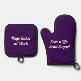 Rage Baker Ofenhandschuh & Topflappen-Set