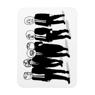 Rage Comic Meme vor dem Walking. Ich Gusta. Magnet