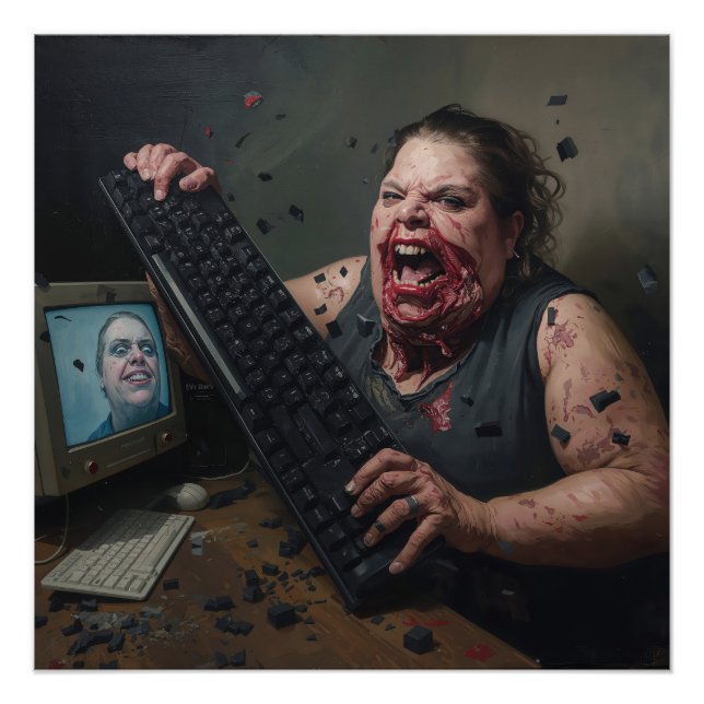 Rage Error: System Failure - Ctrl Alt Delirium Poster (Vorderseite)