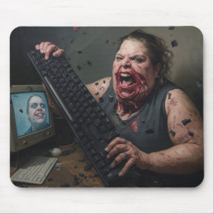 Rage-Fehler: Systemversagen - Ctrl Alt Delirium Mousepad
