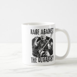 Rage gegen die Oligarchie Bernie Sanders kämpft Pr Kaffeetasse