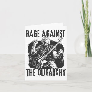 Rage gegen die Oligarchie Bernie Sanders kämpft Pr Karte