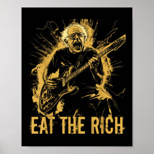 Rage gegen die Oligarchie Bernie Sanders kämpft Pr Poster