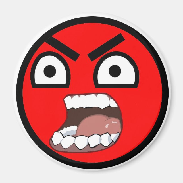 Rage - Maßgeschneiderte Magnet (Vorne)