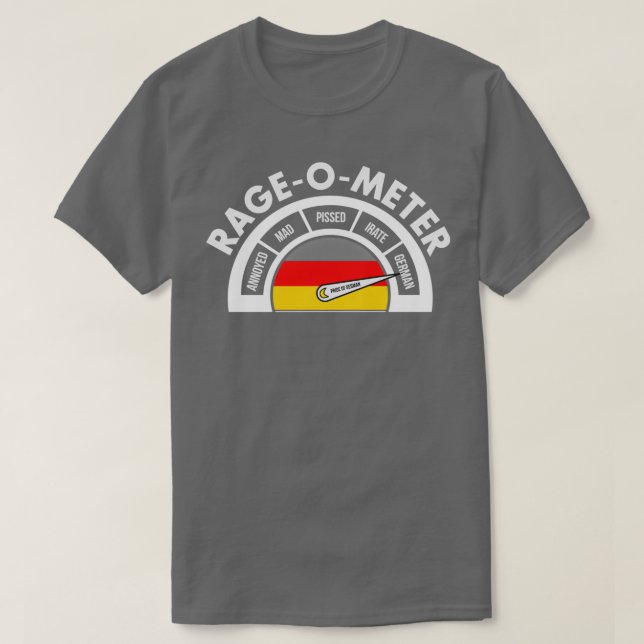 Rage O Meter Deutscher Treiber 2 T-Shirt (Design vorne)