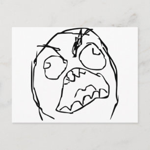 Rageguy Postkarte