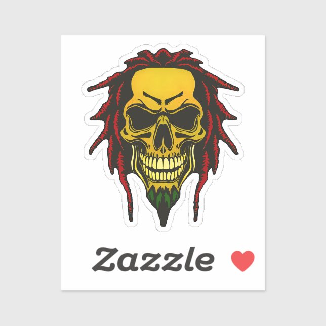 Raggae bis zum Tod Aufkleber (Blatt)