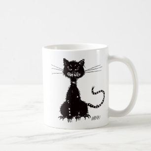 Ragged Evil Black Cat Tasse