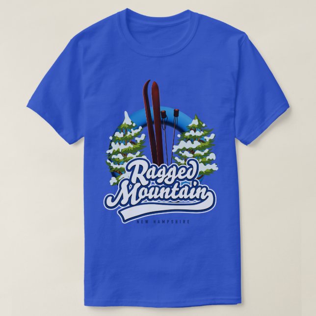 Ragged Mountain New Hampshire Ski 1 T-Shirt (Design vorne)