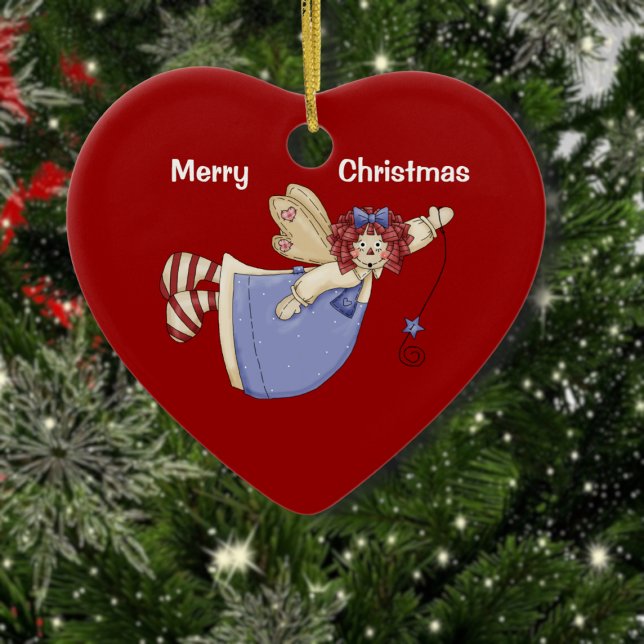 Raggedy Ann Angel Heart Ornament (Von Creator hochgeladen)