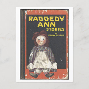Raggedy Ann Geschichten von Gruelle 1918 Buchübers Postkarte