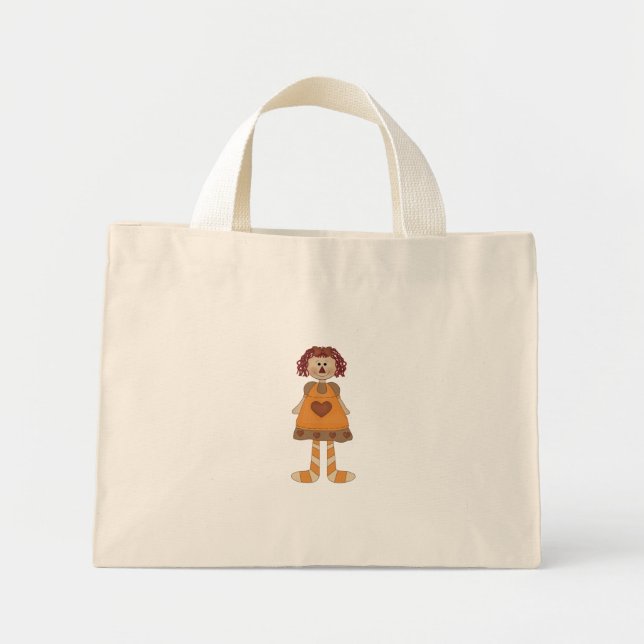 Raggedy Mini Stoffbeutel (Vorne)