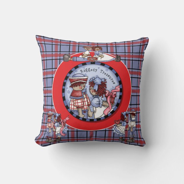 Raggedy Treasures Pillow Kissen (Vorderseite)