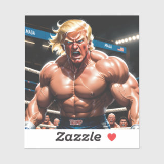 Raging Donny T (MIXED MARTIAL ARTS/Wrestling MAGA  Aufkleber