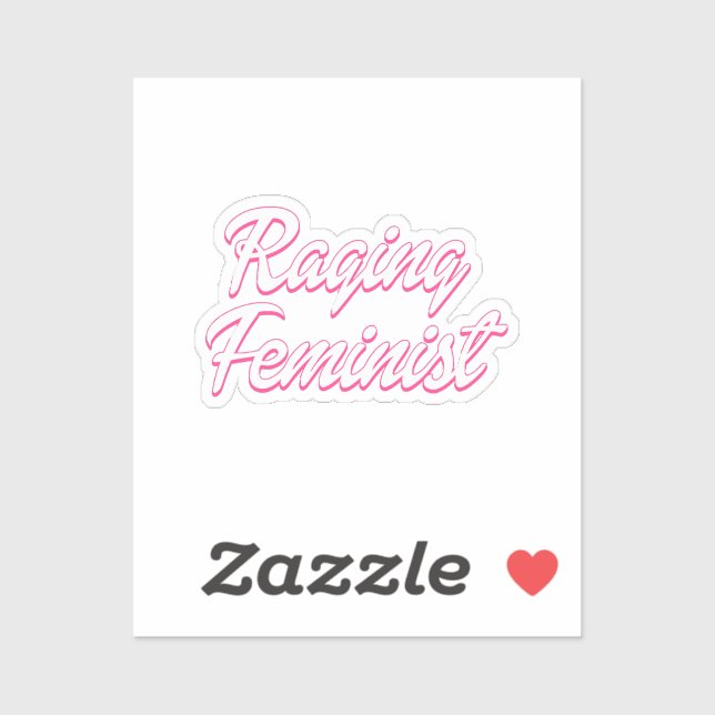 Raging Feminist Doll Aufkleber (Blatt)