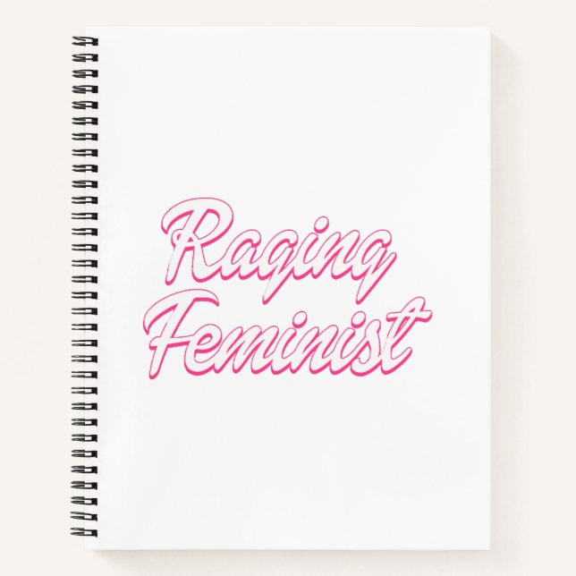 Raging Feminist Doll Notizbuch (Vorderseite)