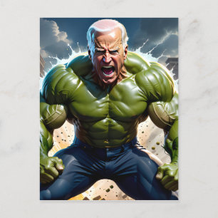 Raging "No Malarkey" Joey B. aus Scranton, PA Postkarte