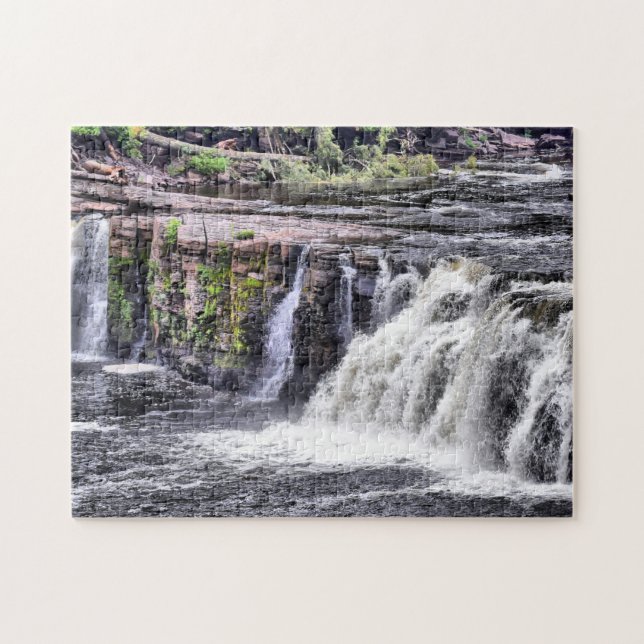 Raging River - Manabezho Falls - 11x14 - 252 Stk. Puzzle (Horizontal)