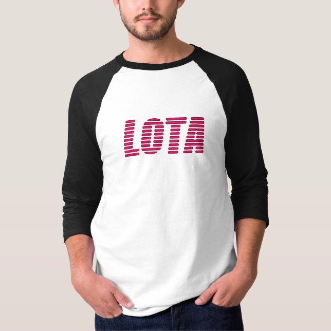 Raglan-T - Shirt der LOTA Logo-Männer (Vorderseite)
