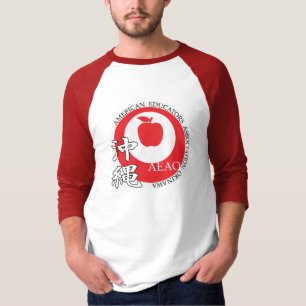 Raglan-T - Shirt für große Logos (rot)