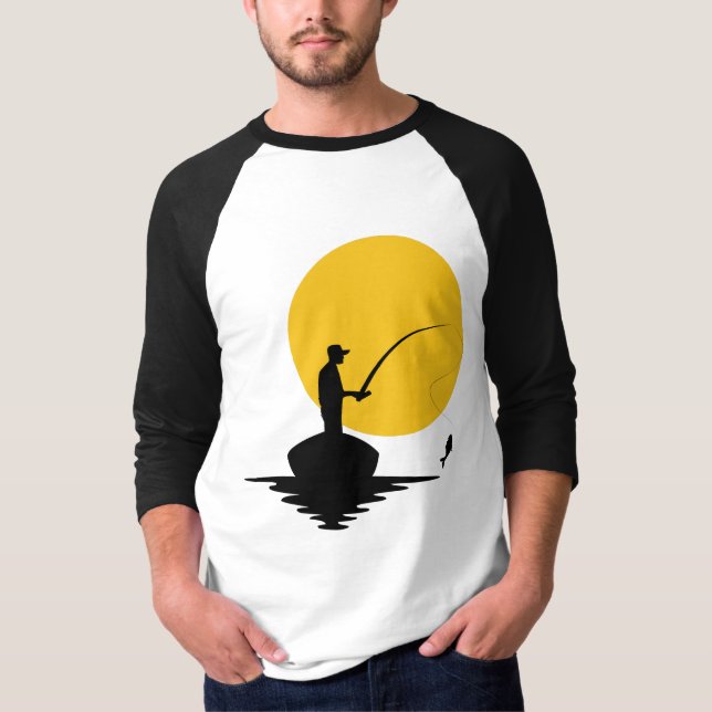 Raglan-T - Shirt für Männer 3/4-Sieb (Vorderseite)