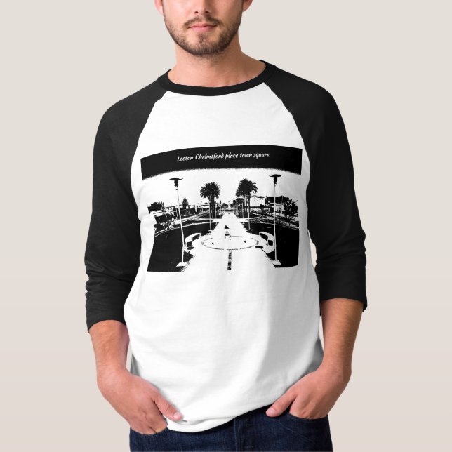 Raglan-T - Shirt für Männer 3/4-Sieb (Vorderseite)