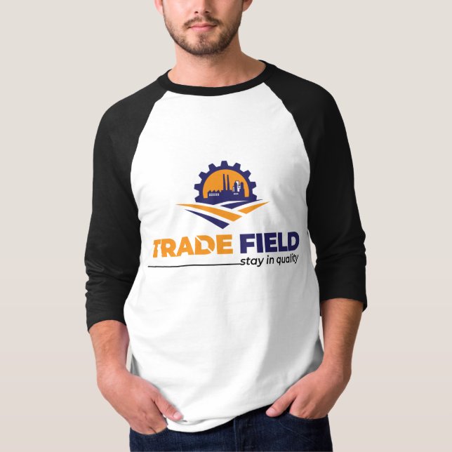 Raglan-T - Shirt für Männer 3/4-Sieb (Vorderseite)