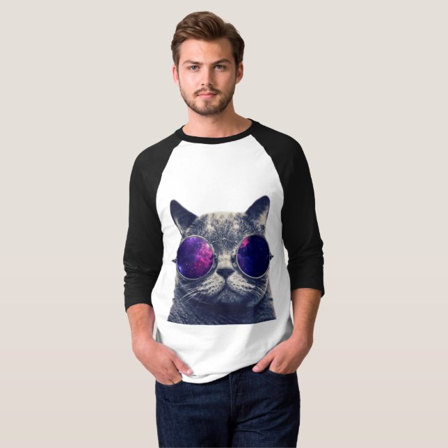 Raglan-T - Shirt für Männer 3/4-Sieb (Vorne ganz)
