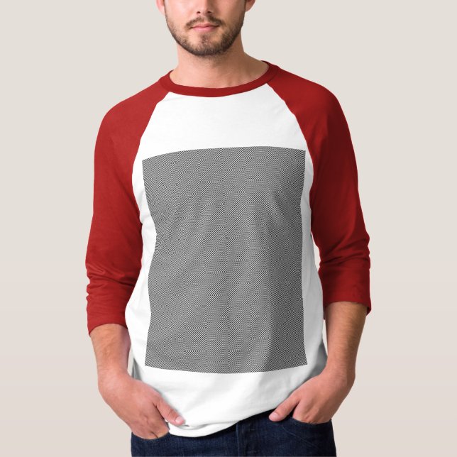 Raglan-T - Shirt für Männer 3/4-Sieb (Vorderseite)