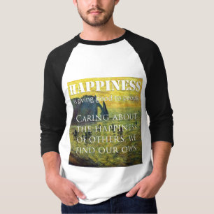 Raglan-T - Shirt für Männer 3/4-Sieb