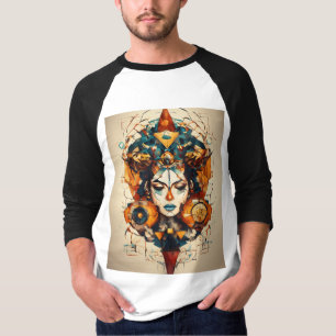 Raglan-T - Shirt für Männer 3/4-Sieb