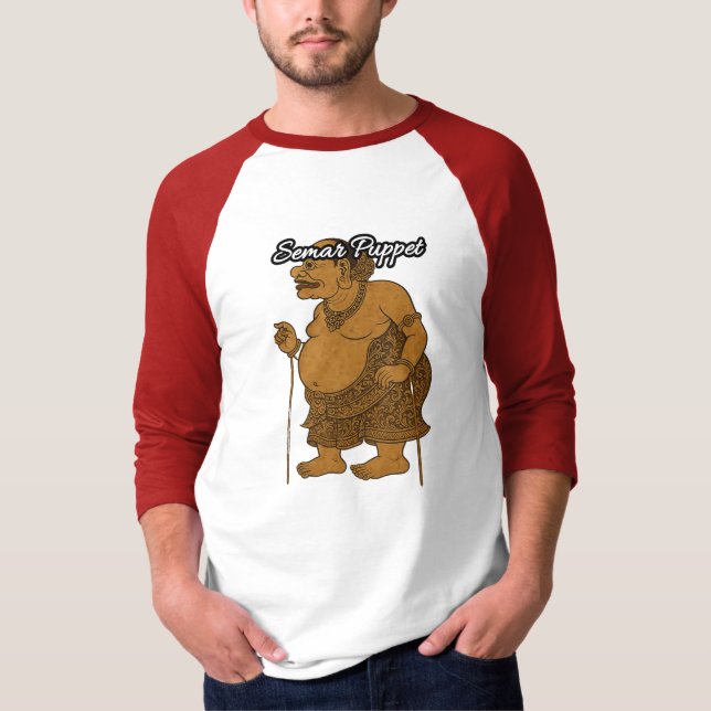 Raglan-T - Shirt für Männer 3/4-Sieb (Vorderseite)