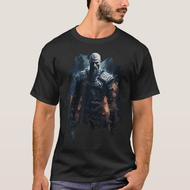 Ragnar Lothbrok - Ragnar Lodbrok - Viking Warrior T-Shirt (Vorderseite)