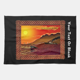 Ragnarok für Wale Geschirrtuch