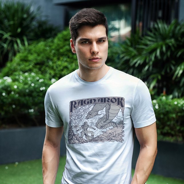 Ragnarok Norse Mythology Battle T-Shirt (Von Creator hochgeladen)