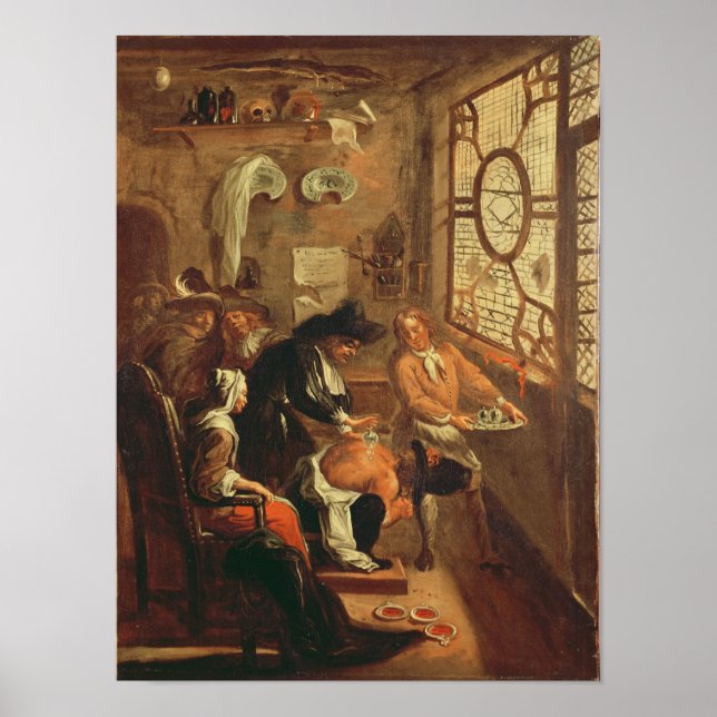 Ragotin, mit einer Schneidegläser behandelt Poster (Vorne)