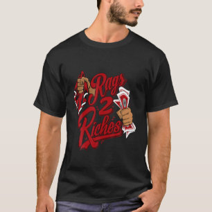 Rags 2 Riches, um 1 High OG Patent gezüchtet die T-Shirt
