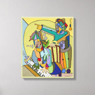 "Ragtime Scene" von Ruchell Alexander Leinwanddruck