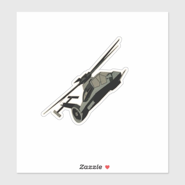 RAH-66 Comanche, Stealth Helicopter Aufkleber (Blatt)