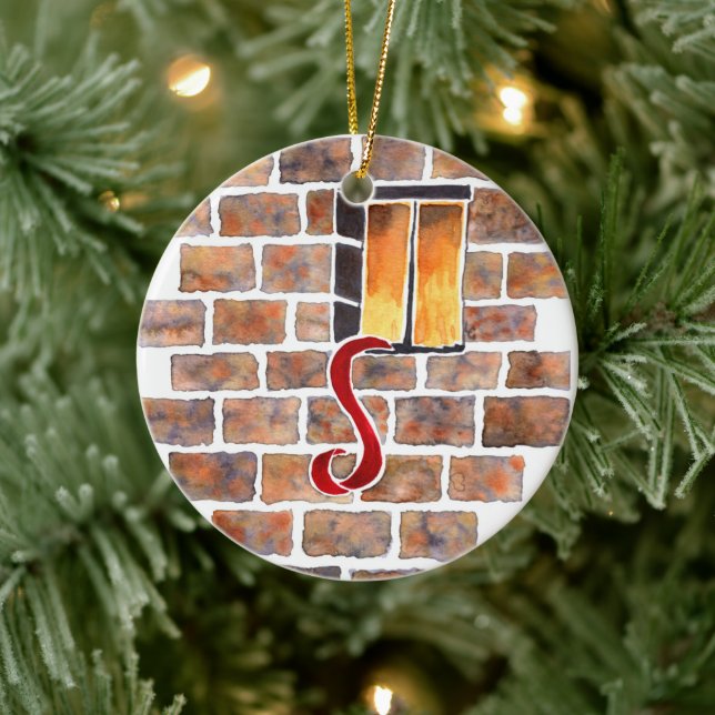Rahab und die Scarlet Ribbon Jesse Tree Keramik Ornament (Baum)