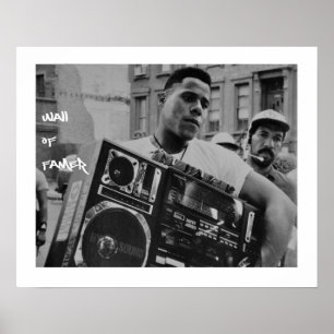 Raheem + sein Radio 4eva Poster